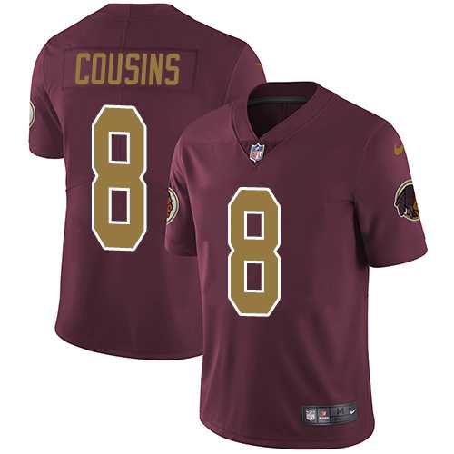Nike Washington Redskins #8 Kirk Cousins Burgundy Red Alternate NFL Vapor Untouchable Limited Jersey,We sell and wholesale Nike Washington Redskins #8 Kirk Cousins Burgundy Red Alternate NFL Vapor Untouchable Limited Jersey on line form chian!